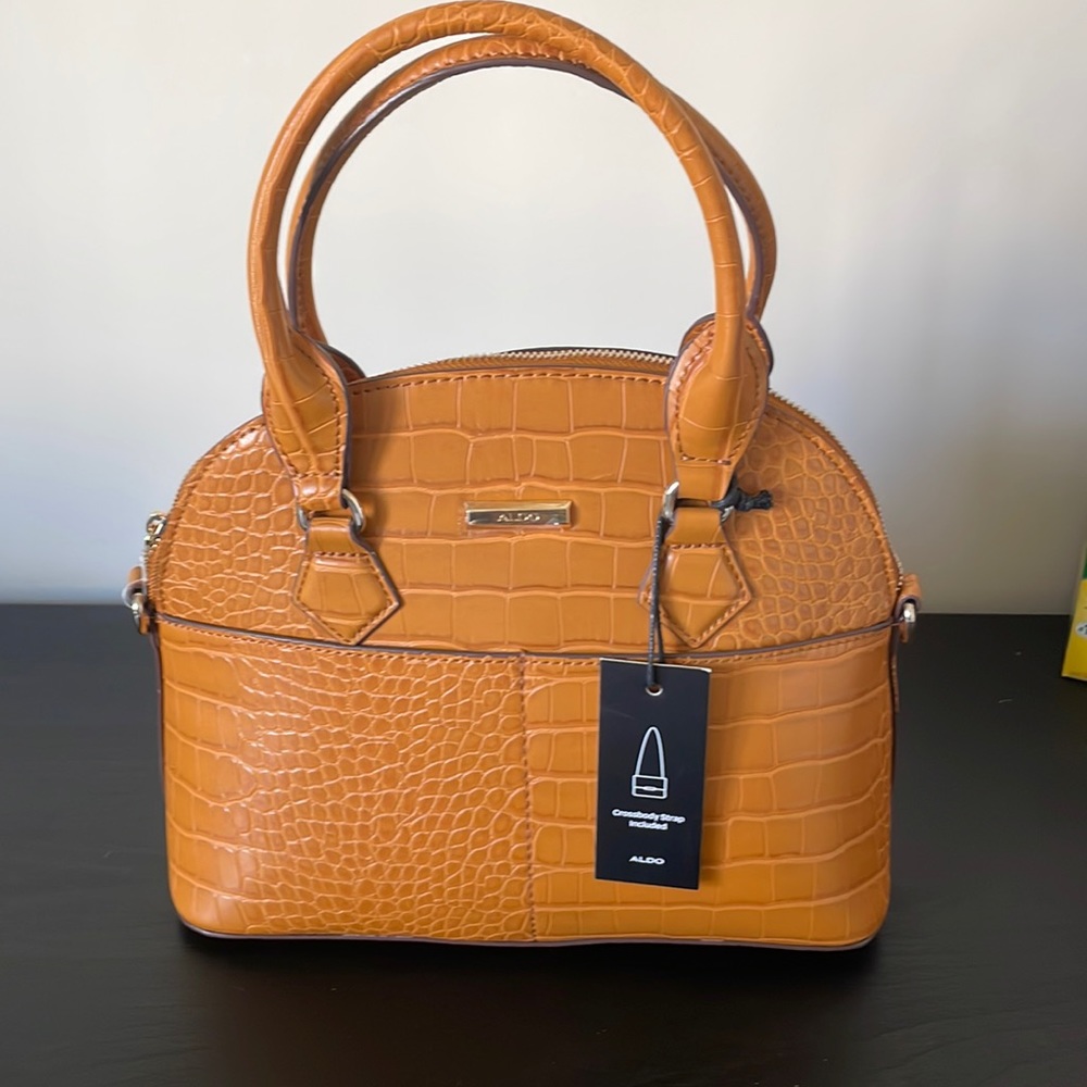 Mustard Purse with Crossbody Strap